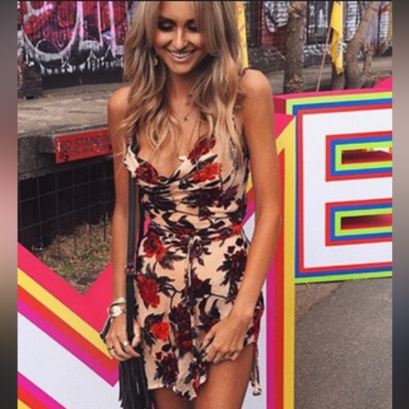 Rat & Boa Cerretti Dress XS Floral Print Women's Dress - Picture 3 of 4